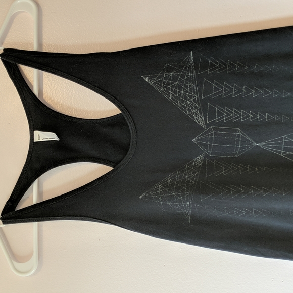 3/25$ Black American Apparel Racerback Tank Dress Size Small - Picture 2 of 5